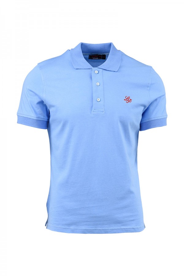 Sky Blue Polo T-shirt (S181237)