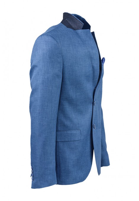 Μπλε Σακακι Slim(S18601)