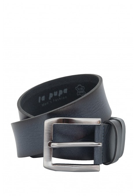 Blue Basic Leather Belt (S20-101)