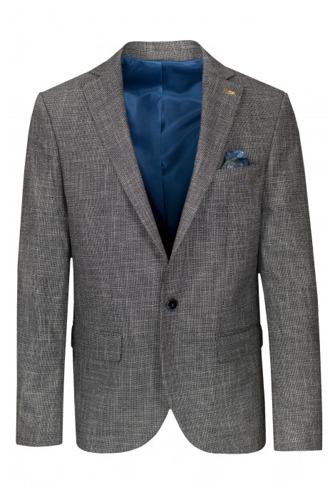 Grey Blazer with textured Weave (S202080)