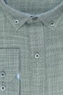 Grey 100% Linen Shirt (S21106)
