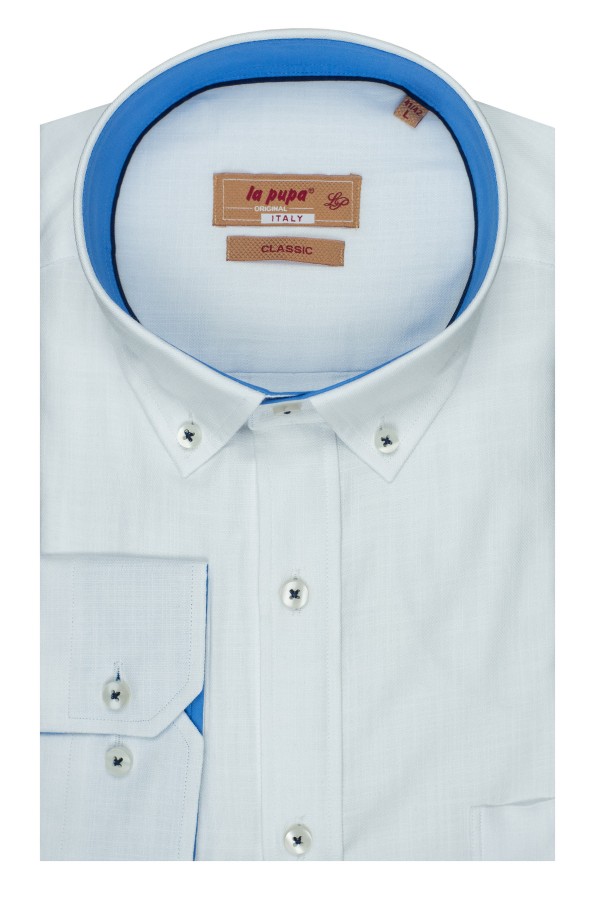 White 100% Linen Shirt (S21106)