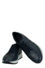 La pupa blue sneaker shoes 100% leather (s211921)