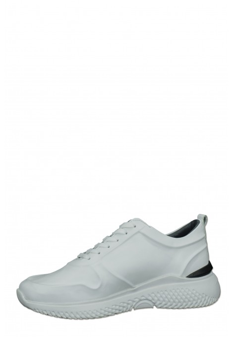 White Sneaker Shoes 100% Leather (S214284)