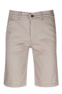 Beige Shorts with Textured Weave (S214507)