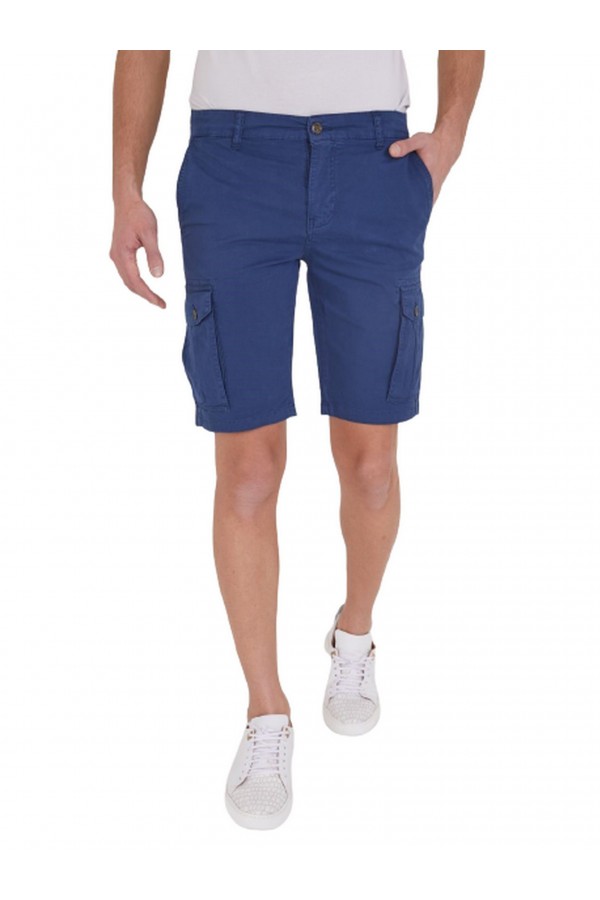 Blue Shorts with Pockets (S216002)