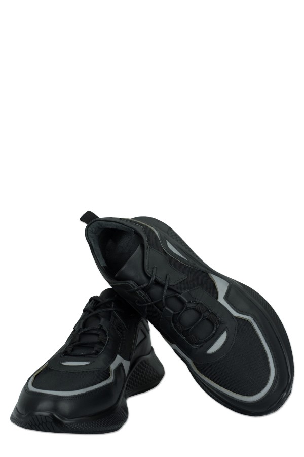 Black Sneaker Shoes 100% Leather (S2170103)