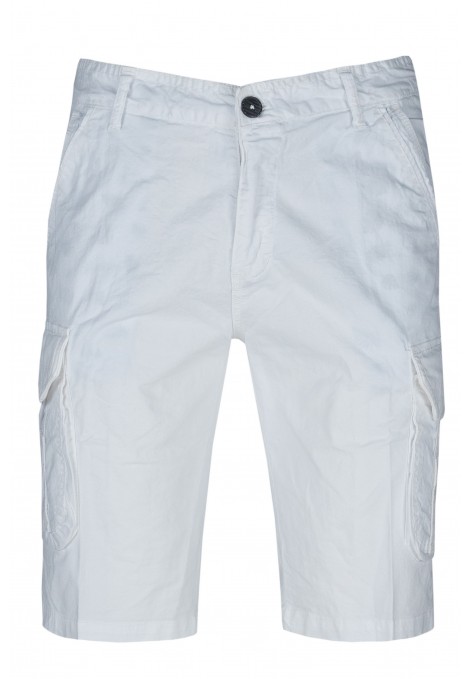 White Cargo Shorts (S222307)