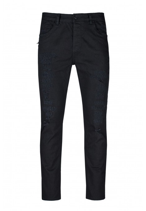 Black Jeans with Abrasions (S229590)