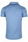 Ανδρική  γαλάζια μπλούζα polo βαμβακερή
