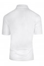 Man’s white cotton polo t-shirt