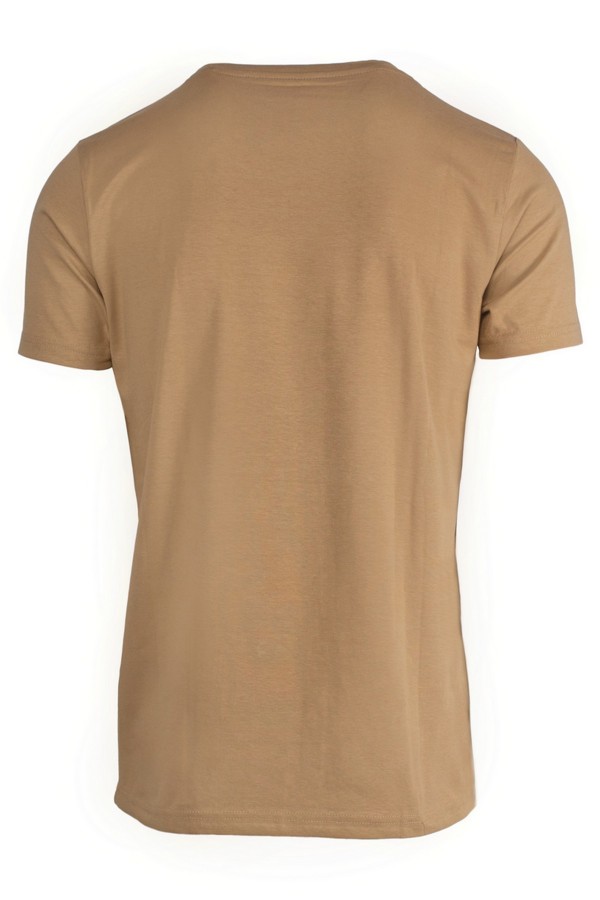 Camel cotton t-shirt