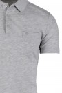  Man’s  grey cotton polo t-shirt