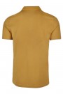 Mustard yellow cotton polo t-shirt