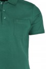 Πράσινη μπλούζα polo βαμβακερή