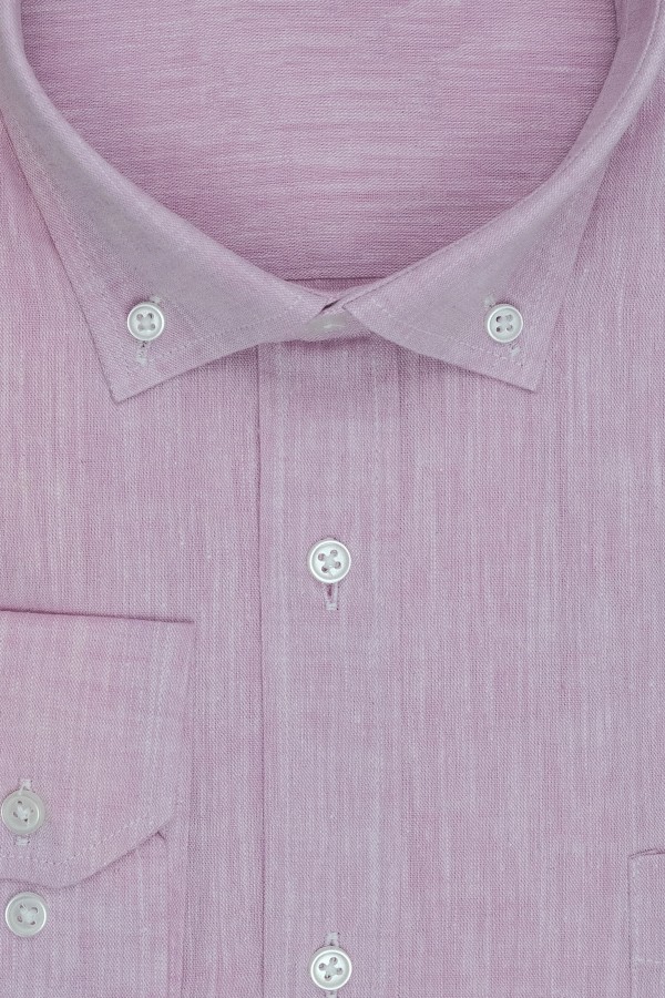 La pupa ροζ πουκάμισο λινο