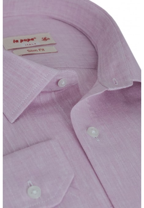 Pink LINEN Shirt SLIM FIT