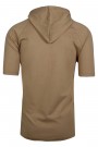 Camel t-shirt with hood