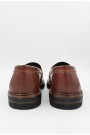 Ανδρικά δερμάτινα κονιάκ loafers