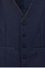 Ανδρικό σκούρο μπλε γιλέκο mixed wool
