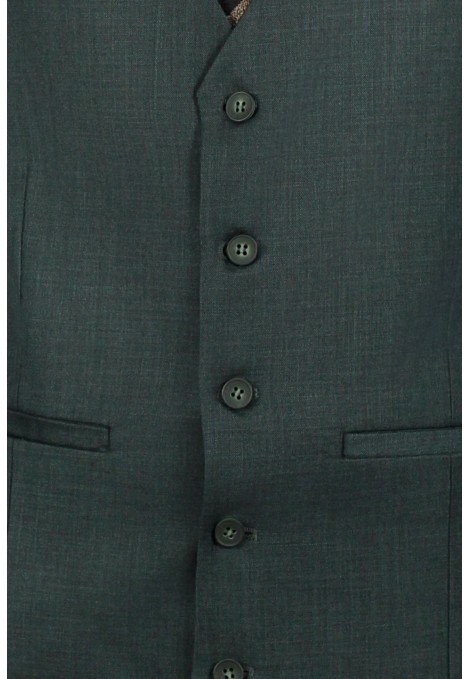 Ανδρικό πράσινο γιλέκο mixed wool