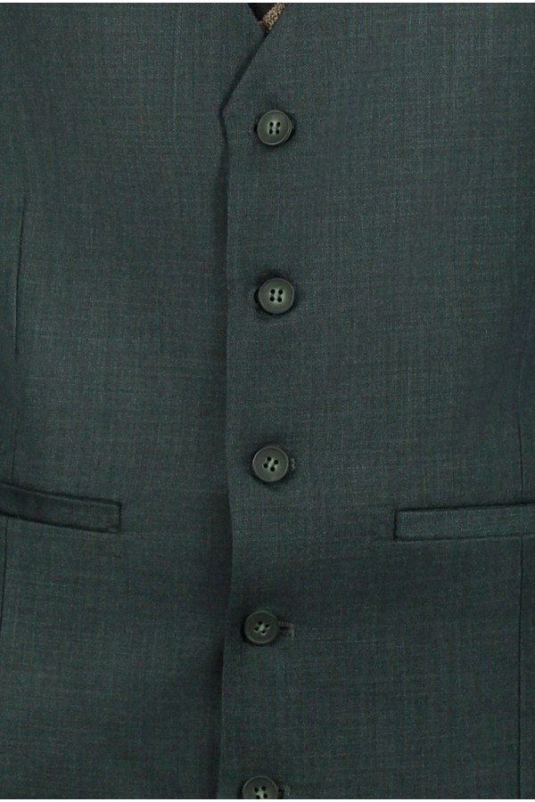 Ανδρικό πράσινο γιλέκο mixed wool