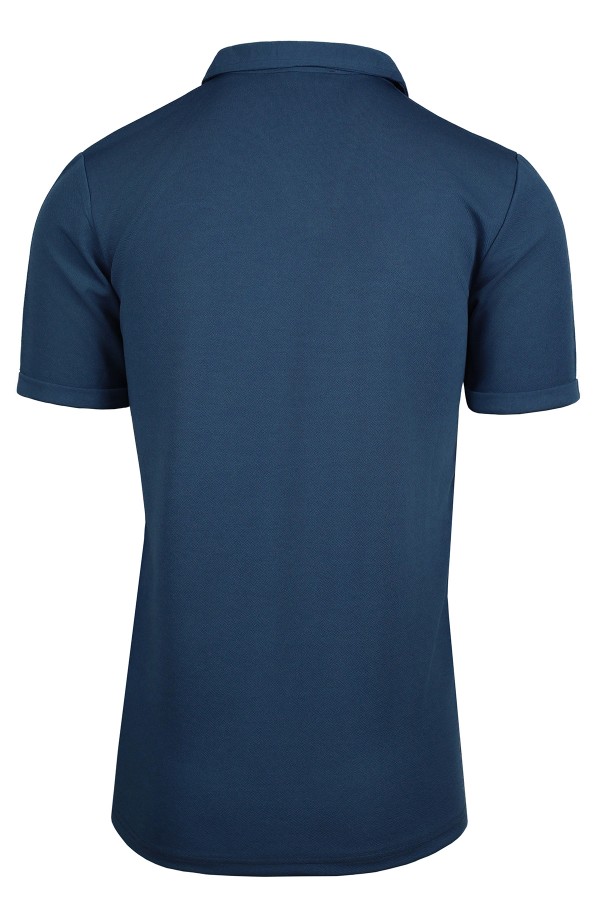 Man’s blue cotton Polo T-shirt 