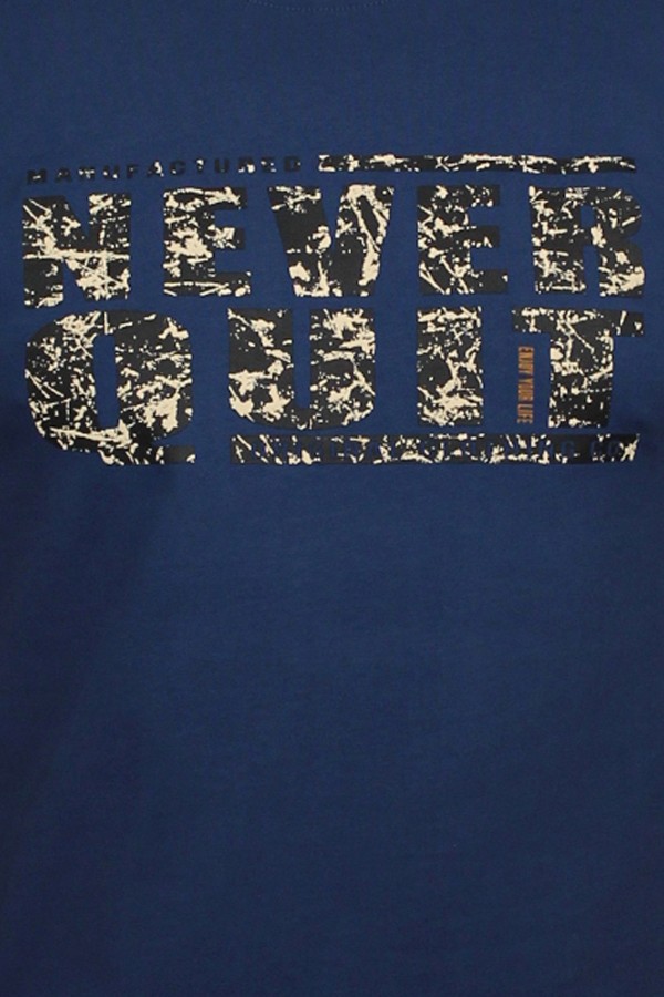 Man’s blue cotton t-shirt 