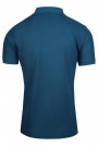 Man’s petrol  cotton polo t-shirt