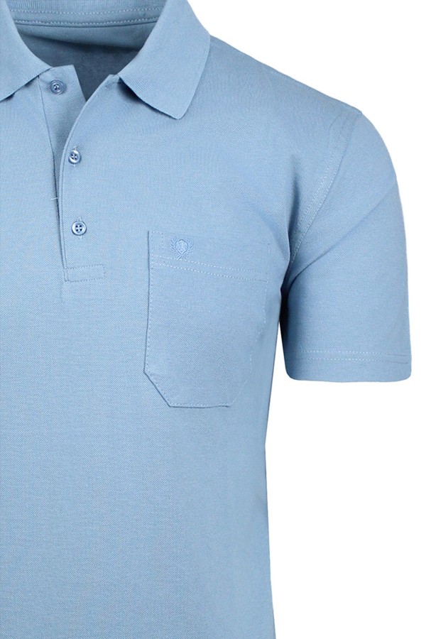  Man’s ciel cotton Polo T-shirt