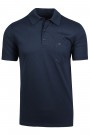  Ανδρική σκούρο μπλε  μπλούζα Polo Βαμβακερή