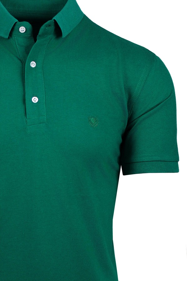 Man’s light green cotton Polo T-shirt