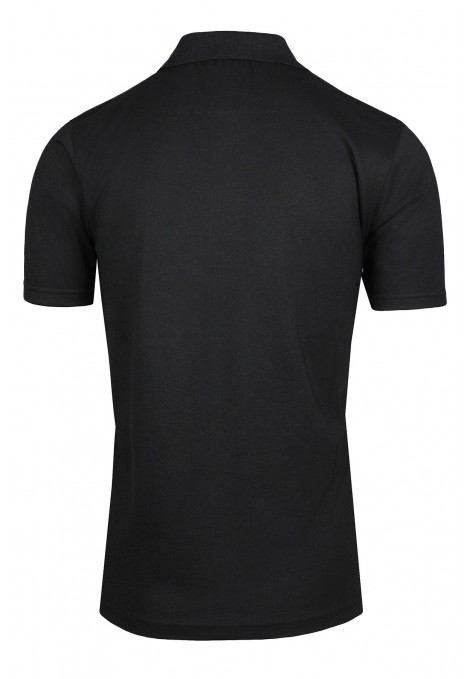  Ανδρική Μαύρο μπλούζα Polo Βαμβακερή