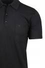 Man’s Black cotton Polo T-shirt