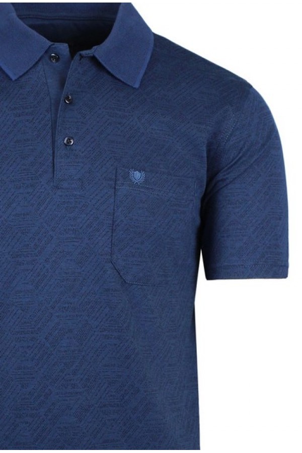 Man’s blue  t-shirt polo 