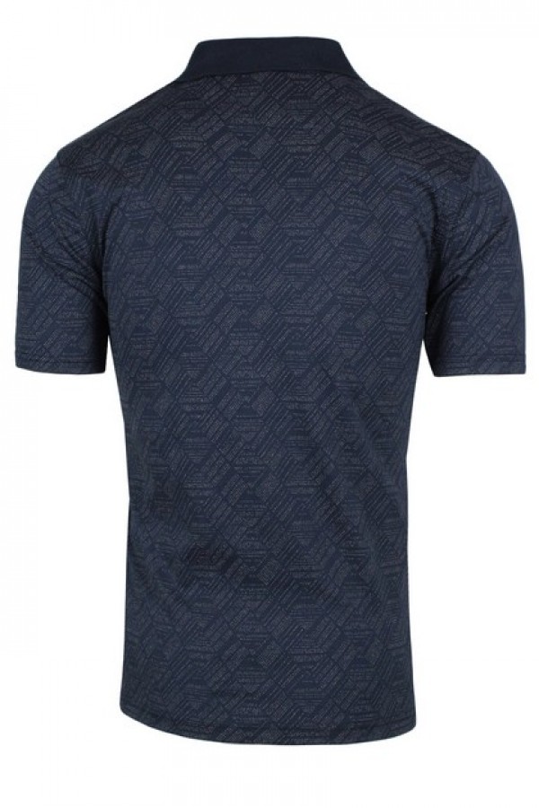 Man’s dark blue  t-shirt polo 
