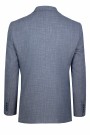 Man’s sky blue blazer with textured weave 