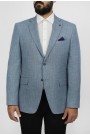 Man’s sky blue blazer with textured weave Man’s sky blue blazer with textured weave