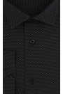 Man's black printed shirt      