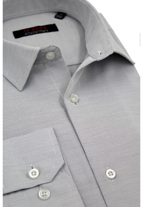 Man’s light grey printed shirt      