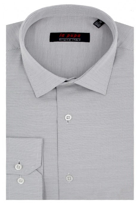 Man’s light grey printed shirt      