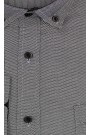 Man’s black printed shirt      