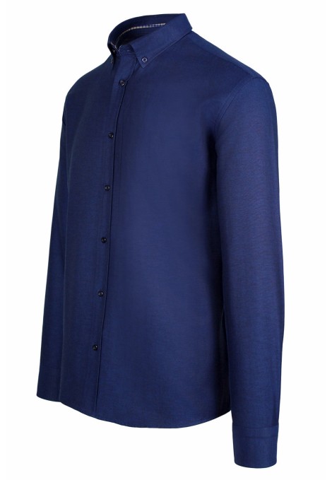 La pupa la pupa blue shirt with textured weave