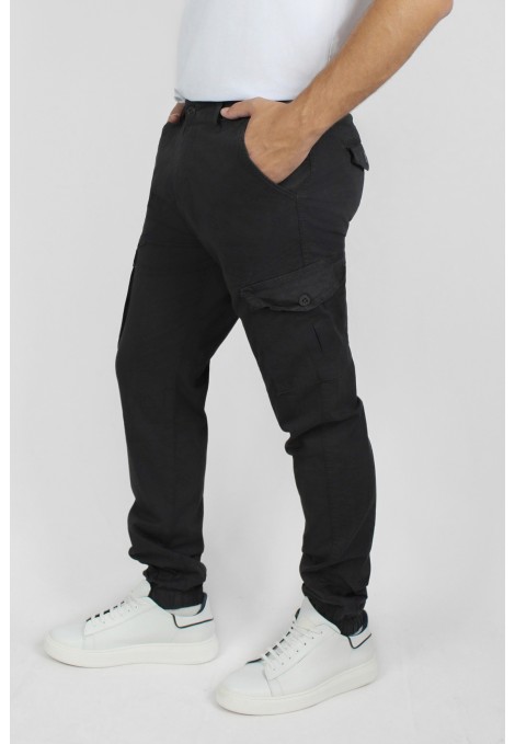 Man's anthracite grey Cargo Pants 