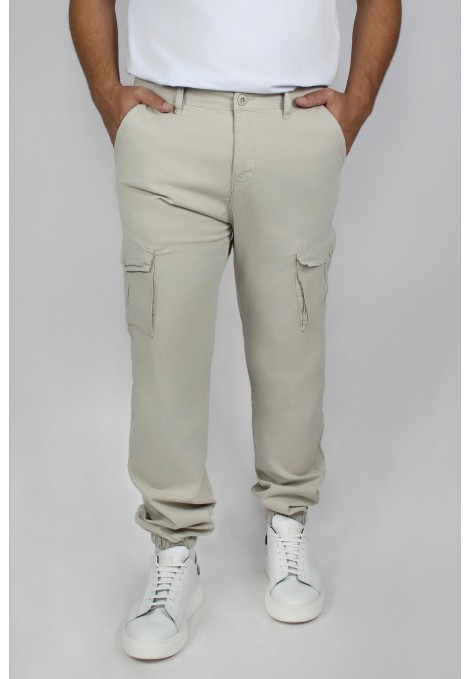 Man's  beige Cargo Pants 