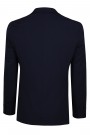 Ανδρικό μπλέ σακάκι με σχέδιο ύφανσης mixed wool