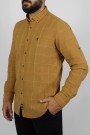 Ανδρικό camel πουκάμισο slim fit 