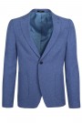 Man’s sky blue  blazer with detailed pockets 