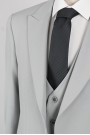 Ανδρικό ανοιχτό γκρι κοστούμι mixed wool