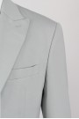 Ανδρικό ανοιχτό γκρι κοστούμι mixed wool